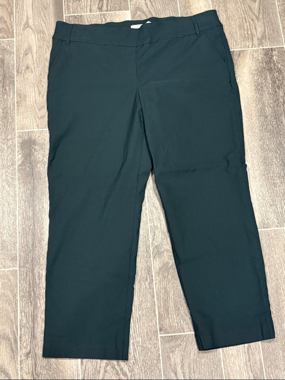 Penningtons Women’s Straight Leg Dress Pants in Dark Green